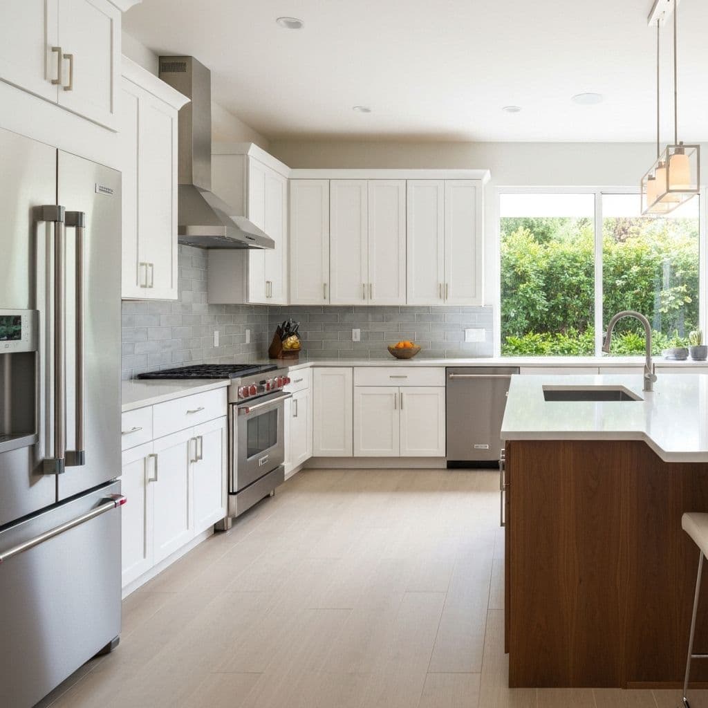 Modern kitchen cabinetry