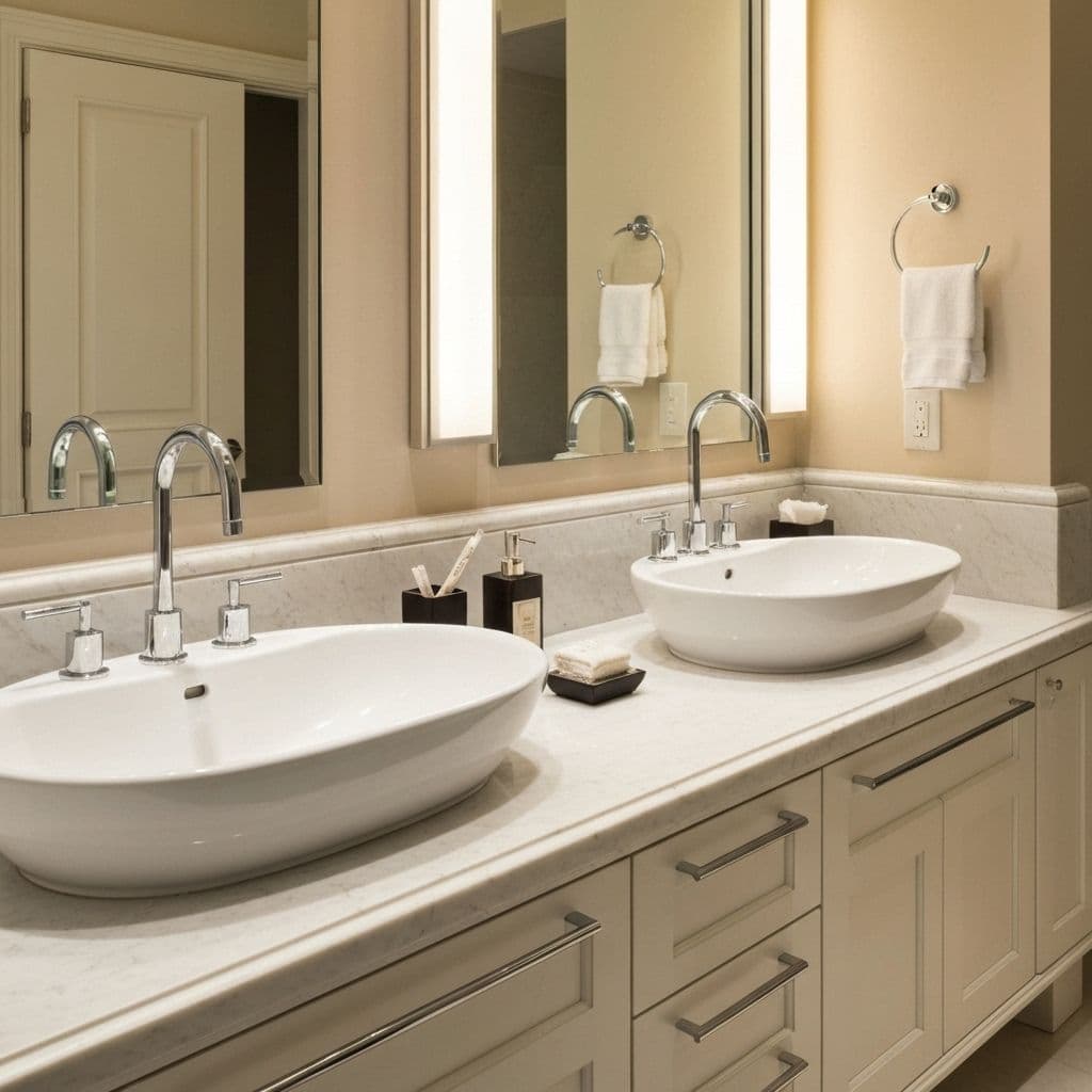 Custom bathroom vanity